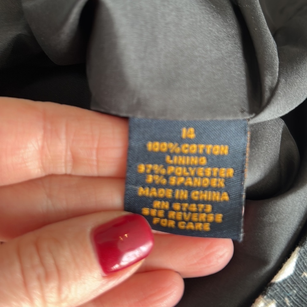 Just Taylor…. Retro sleeveless Light Corduroy Dress Size 14 - Picture 5 of 5